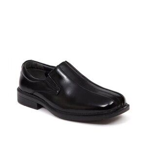 DEER‎ STAGS Wings Dress Shoes Kids Size 12M Black NEW Comfort Slip-On School